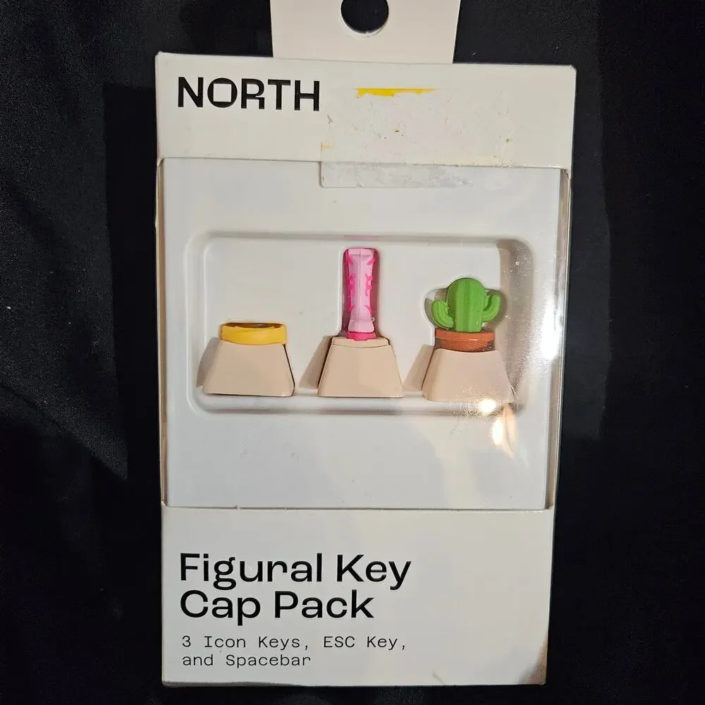Figural Key Cap Pack Cactus and boots 3 Icon keys, Esc Key and spacebar
